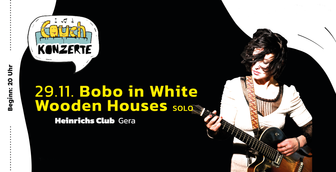 Tickets Bobo in White Wooden Houses (solo), Couchkonzerte in Gera