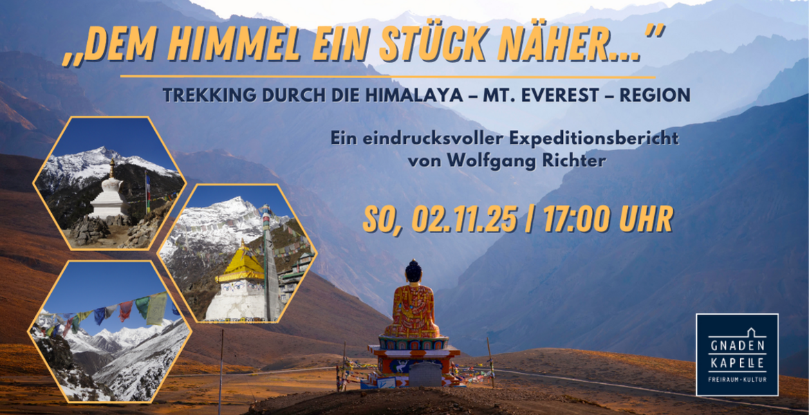 Tickets „Dem Himmel ein Stück näher...“, Trekking durch die Himalaya – Mt. Everest – Region | Ein Expeditionsbreicht in Altenburg